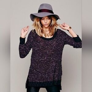 Free People Jeepster Honeycomb Knit Sweater, GUC, Size XS